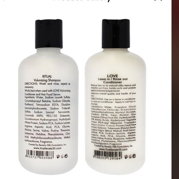 🔥 xcellerate 35 condition & shampoo New - Picture 4 of 5